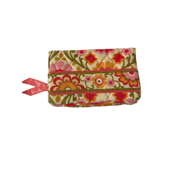 Vera Bradley Handbags - Vera Bradley Wallet Floral Pink Green